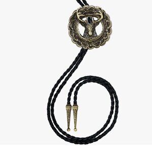 Vintage Native Deer Bolo Tie